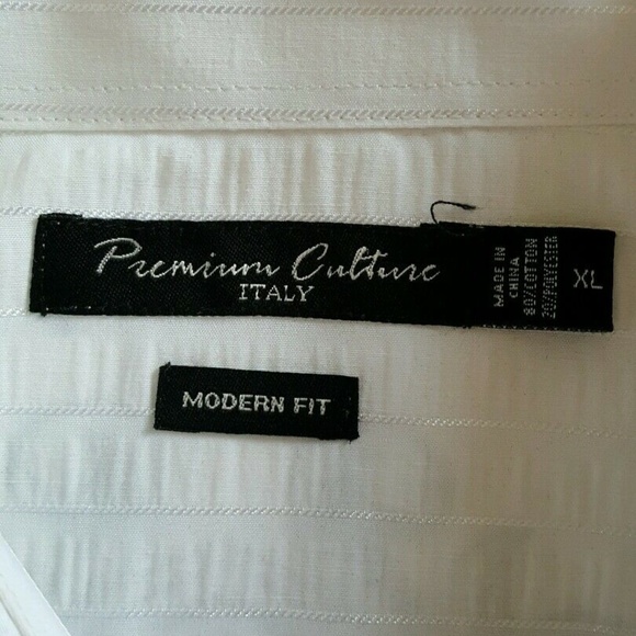 Premium Culture Italy Button Up Shirt Fleur De Lis - Picture 2 of 6